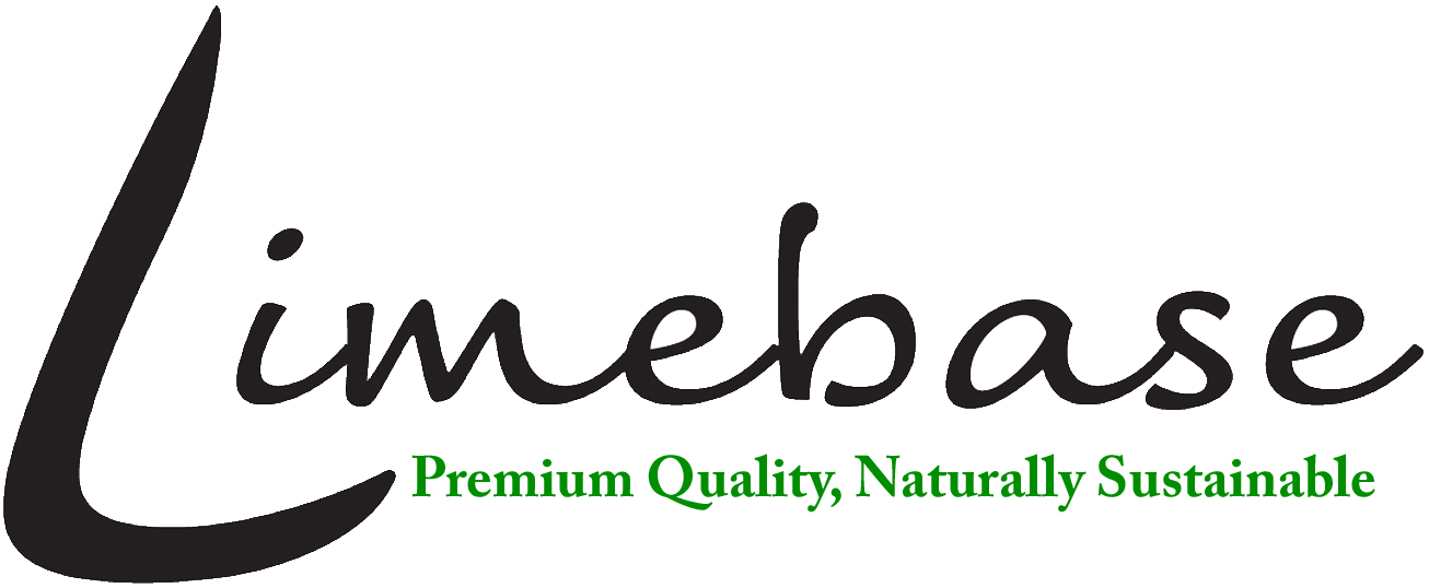 limebase logo with green text that says premium quality, naturally sustainable